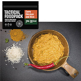 Tactical Foodpack Outdoor Mahlzeit Curry-Hhnchen und Reis