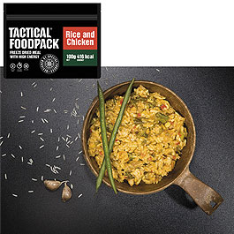 Tactical Foodpack Outdoor Mahlzeit Hhnchen und Reis