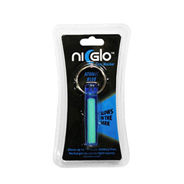 Ni-Glo Schlsselanhnger Glow Marker blau