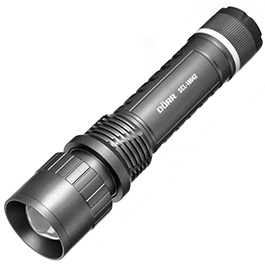 Drr Zoom LED Taschenlampe SCL-18042 inkl. Ladestation anthrazit