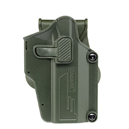 Amomax Per-Fit Universal Tactical Holster Polymer Paddle - passend fr ber 80 Pistolen Rechts oliv