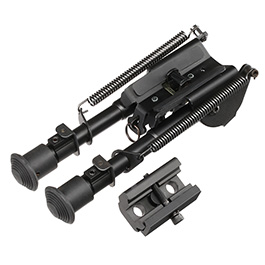 APS Tactical Zweibein mit 21mm- / Sniper-Handguard Halterung - Gummife schwarz