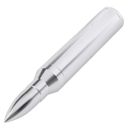 LED-Taschenlampe Bullet Light Aluminium silber