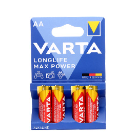 Varta Batterie LR6 AA Mignon Longlife Max Power 4 Stck