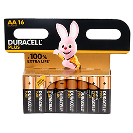 Duracell Plus Alkaline Batterie LR6 AA Mignon 1.5V 16 Stck