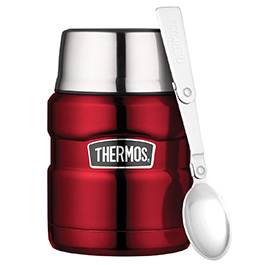 Thermos Thermobehlter King 0,47L mit Lffel rot