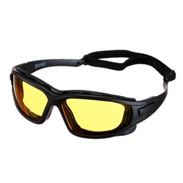 Nuprol Defence Pro Protection Airsoft Schutzbrille schwarz / gelb