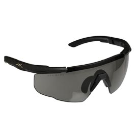 Wiley X Sonnenbrille Saber Advanced grau mattschwarz inkl. Wechselglas klar