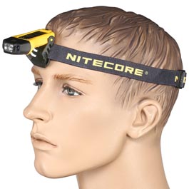 Nitecore LED Clipleuchte NU11 150 Lumen schwarz inkl. Kopfband