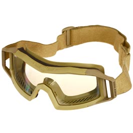 Revision Eyewear Wolfspider Schutzbrille Deluxe Kit mit gelb / klar / rauch Wechselglser tan