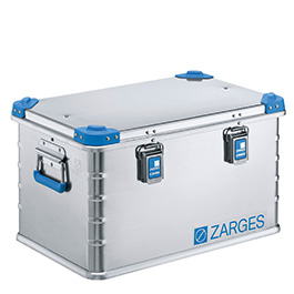Zarges Eurobox 60 Liter silber/blau hochfest korrosionsbestndig