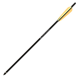 EK Archery Armbrust Pfeil 20'' Aluminium Komplettpfeil schwarz 1 Stck