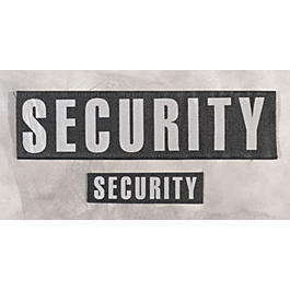 Abzeichen SECURITY, gro�, 32 x 10 cm