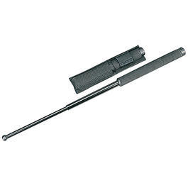 Teleskop Schlagstock 3-teilig schwarz 53 cm