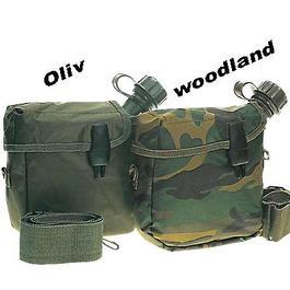 Feldflasche US 2QT mit H&uuml;lle woodland 