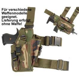Pistolenbeinholster, woodland