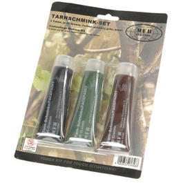 Tarnschmink-Set, 3 Farben