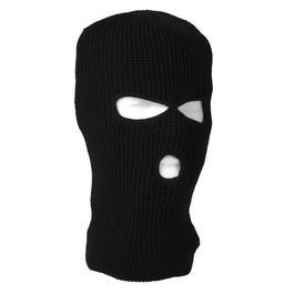 Balaclava 3-Loch schwarz 