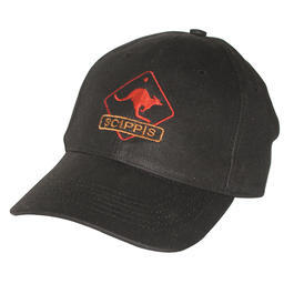 Baseball-Cap Oilskin schwarz