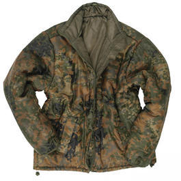 K&auml;lteschutzjacke wendbar flecktarn / oliv Mil-Tec