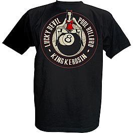 T-Shirt King Kerosin Lucky Devil Pool Billard