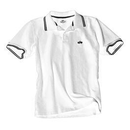 Alpha Industries Polo Shirt Twin Stripes, wei&szlig;