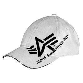 Baseball-Cap Alpha Industries Big A, wei&szlig;