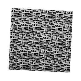 Halstuch Bandana Gewehrmuster, schwarz wei&szlig;