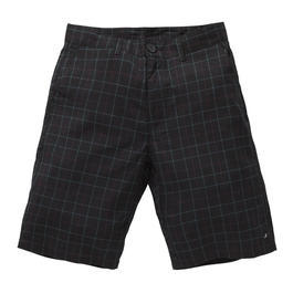 Vintage Industries Detroit Chino Shorts, schwarz kariert 