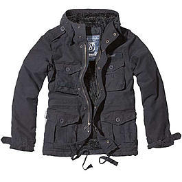 Brandit Vintage Diamond Jacke, schwarz