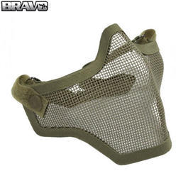Bravo Tac Gear Strike Gittermaske halb OD-grn