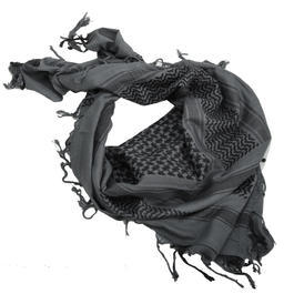 Shemag / PLO Tuch schwarz/grau