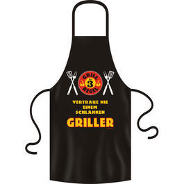 Grillsch�rze schlanker Grillmeister