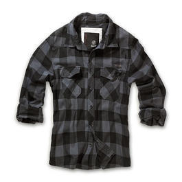 Brandit Checkshirt schwarz/grau kariert