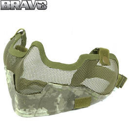 Bravo Tac Gear Strike V2 Gittermaske halb ACU
