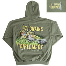 7.62 Design Pullover Sniper Team Hoodie oliv