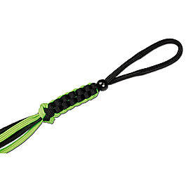  Paracord Schl�sselanh�nger schwarz/neongr�n 