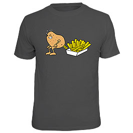 Rahmenlos T-Shirt Pommes Produktion
