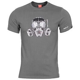Pentagon T-Shirt Ageron Gas Mask Quick Dry wolf grau