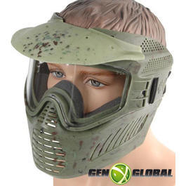Schutzmaske Predator, olivtarn, single