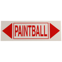 Schild PAINTBALL 60x20