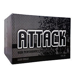 Attack Painballs 2000er Karton Kaliber.68 Gelb