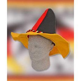 Filzhut in Deutschlandfarben