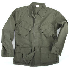 BDU Feldjacke Vietnam, Ripstop, oliv-stonewashed 