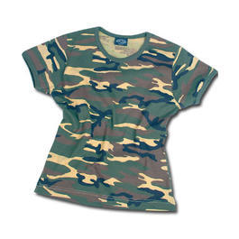 Damen T-Shirt, woodland