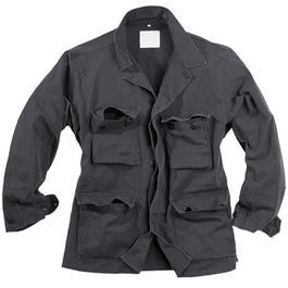 BDU Jacke Ranger Typ, schwarz stonewashed 
