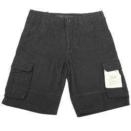 Shorts Aviator satin schwarz 