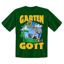 T-Shirt Garten Gott, gr�n