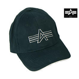 Alpha Baseball Cap, schwarz