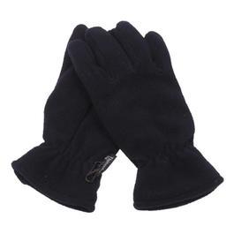 Fleece-Fingerhandschuhe, schwarz